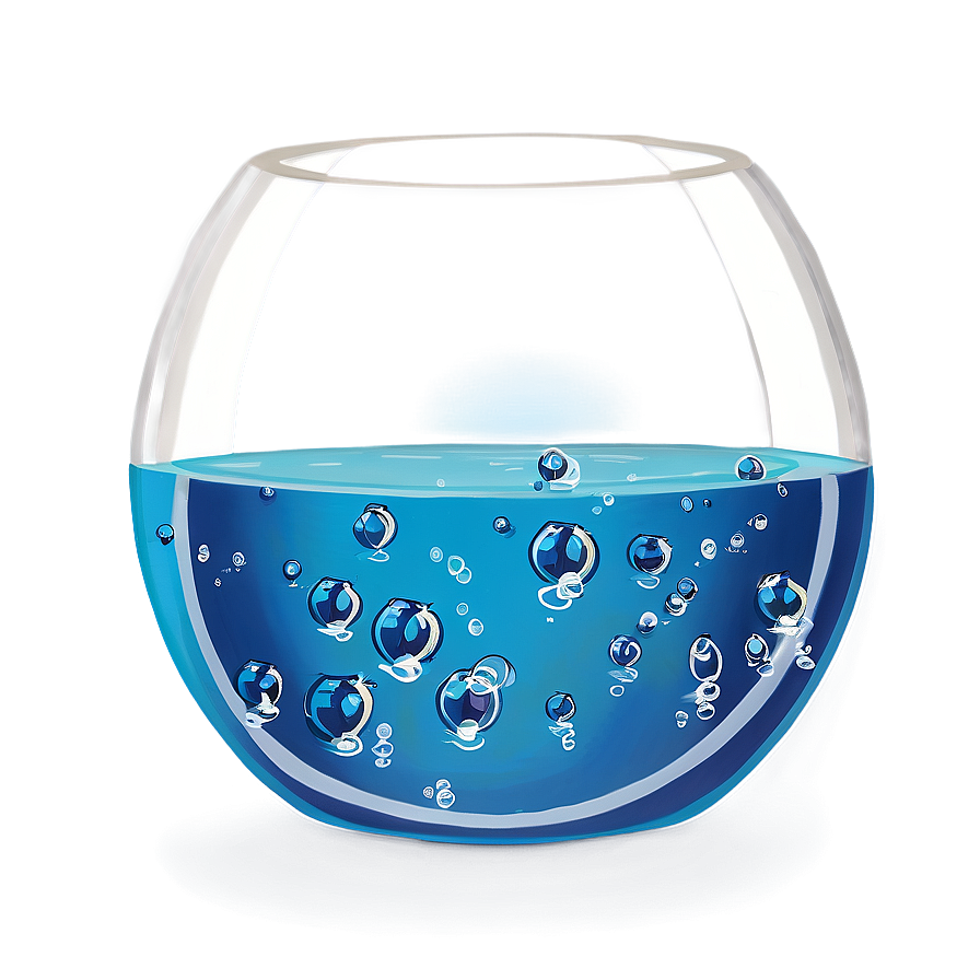 Fishbowl With Bubbles Png 95 PNG image