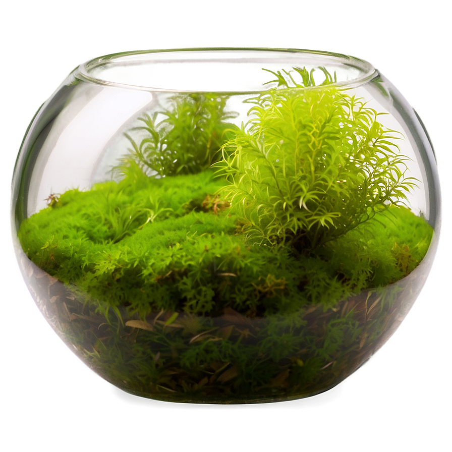 Fishbowl With Moss Balls Png Moj13 PNG image