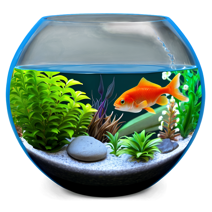 Fishbowl With Plant Png Jts62 PNG image