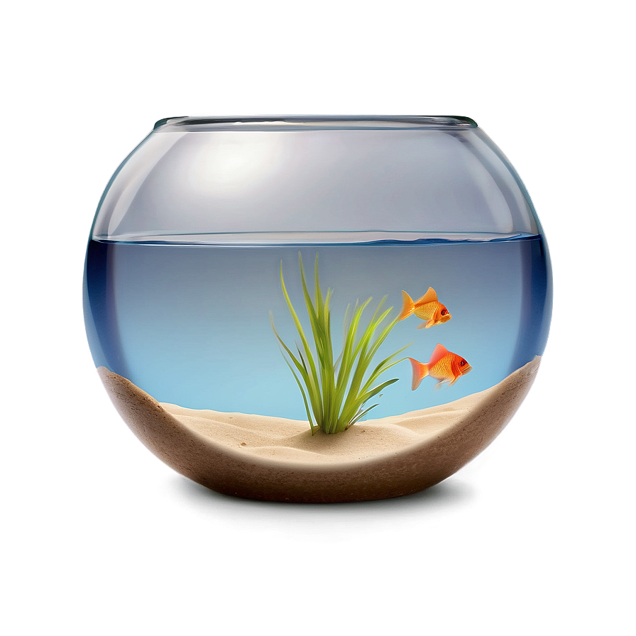 Fishbowl With Sand Png Mqc78 PNG image