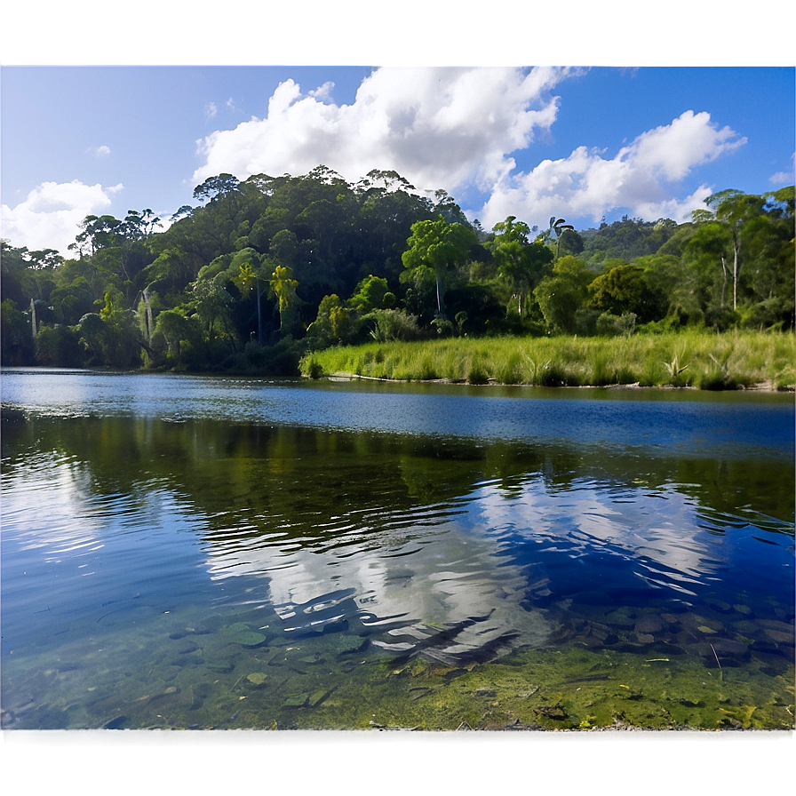 Fishing Spot Near Rural Dam Png Mbf76 PNG image