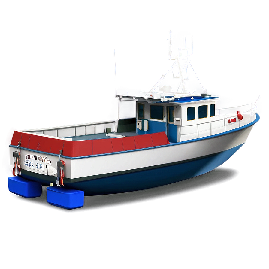 Fishing Trawler Boat Png 05042024 PNG image