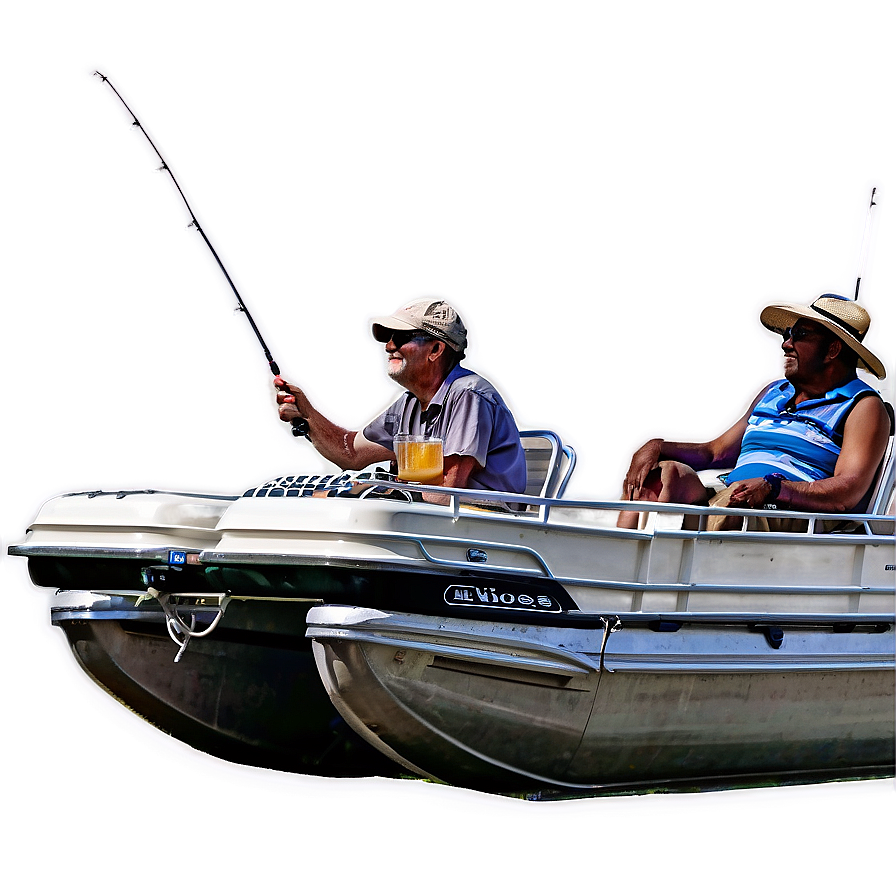 Fishing Trip Pontoon Png Qxw PNG image