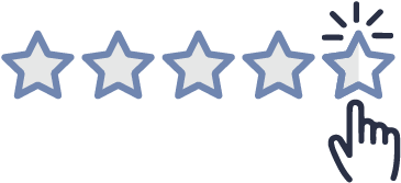 Five Star Rating Selection PNG image