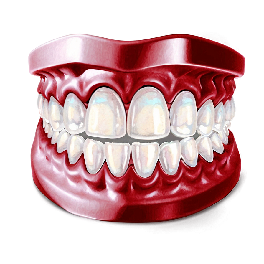 Fixed Dentures Art Png Bej PNG image