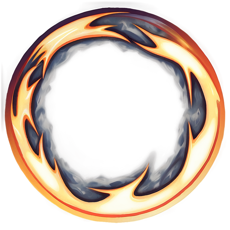 Flame Circle Border Png 33 PNG image