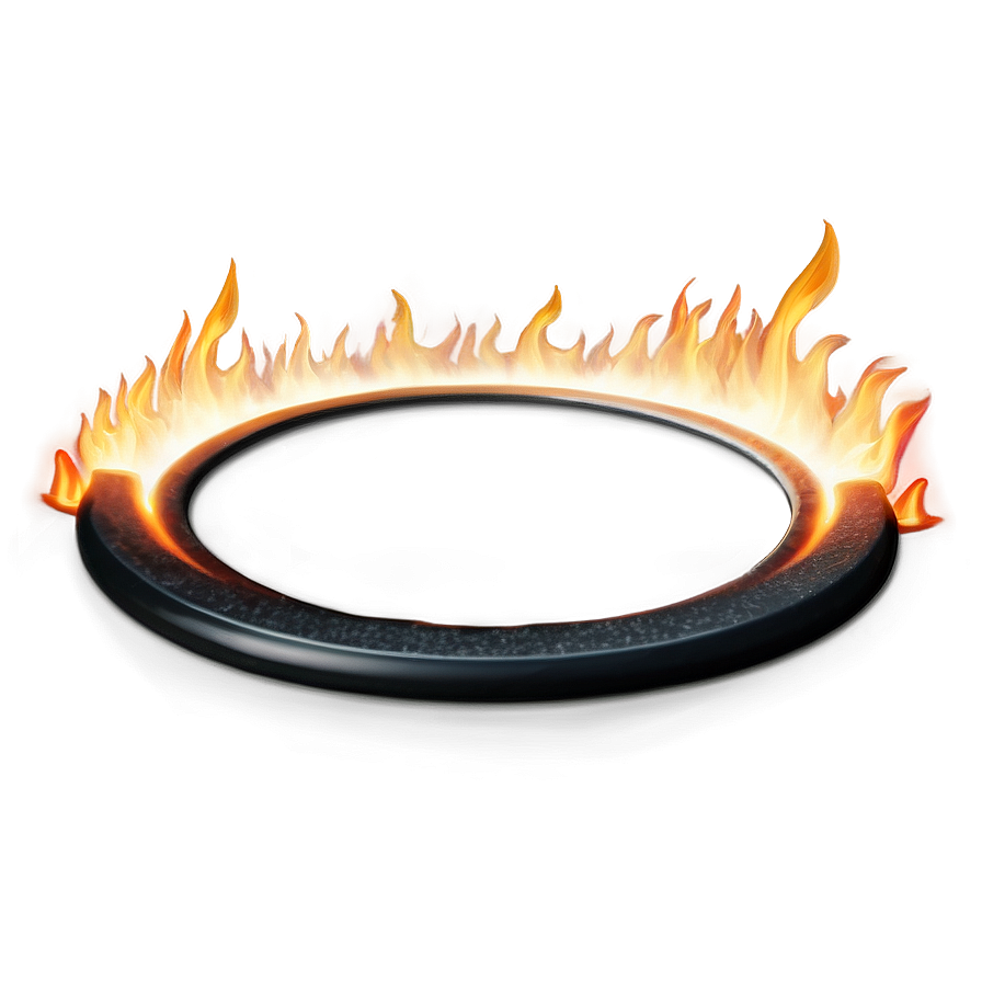 Flame Circle Visual Png Jsa3 PNG image