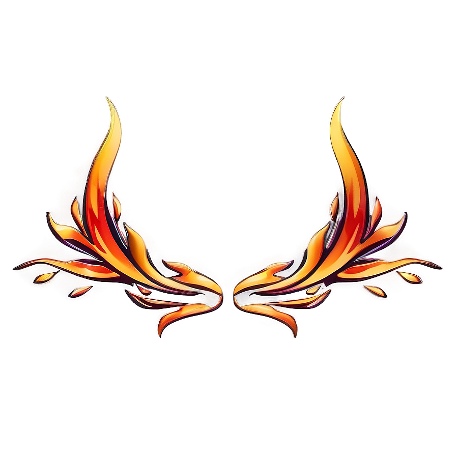 Flame Sketch Border Png Cvl65 PNG image