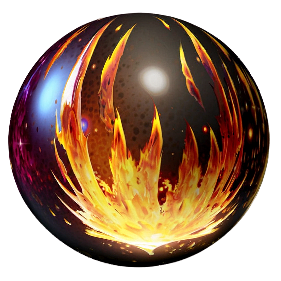 Flame Sphere Png 05042024 PNG image