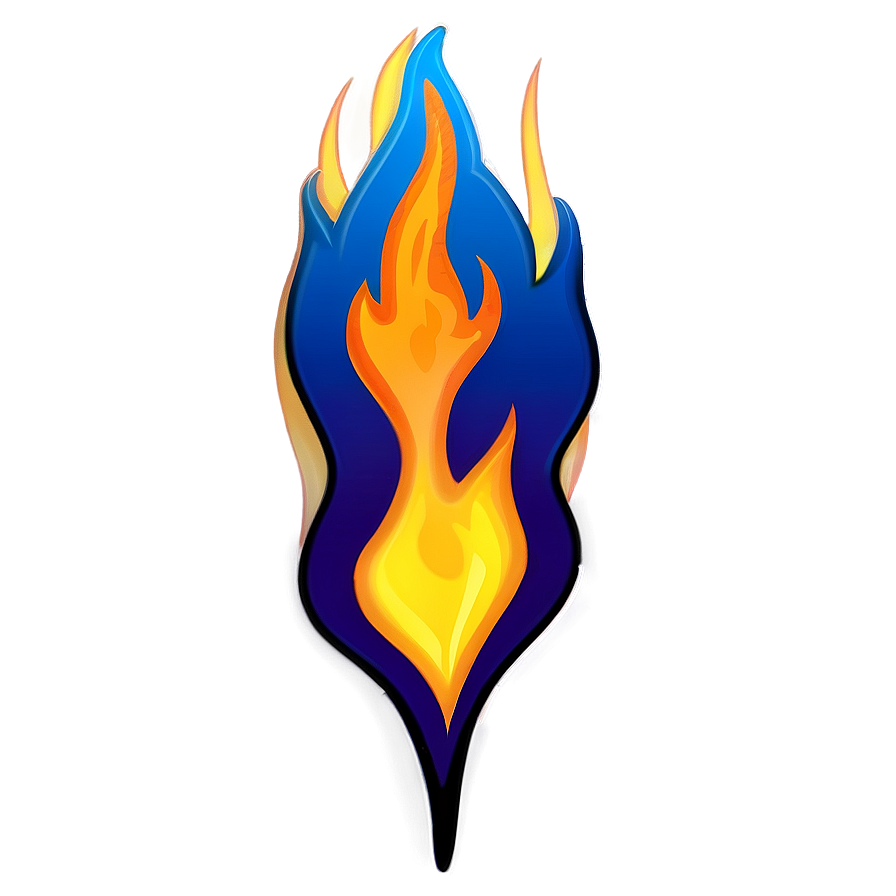 Flame Sticker Png 05042024 PNG image