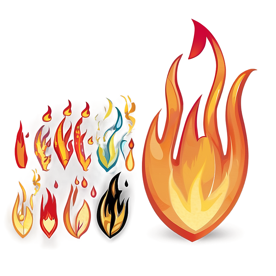 Flame Vector Png 05042024 PNG image