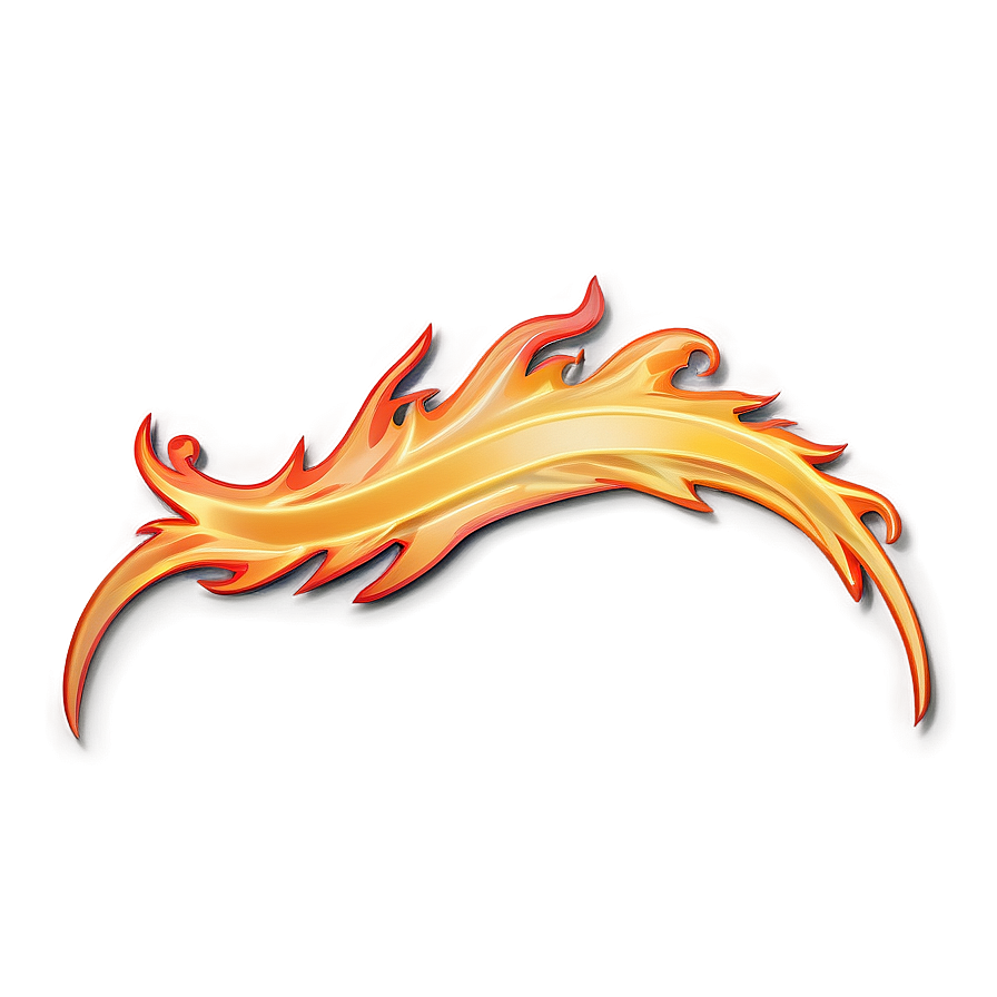 Flame Wrap Border Png 06262024 PNG image