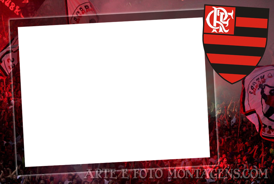 Flamengo Fans Frame Template PNG image