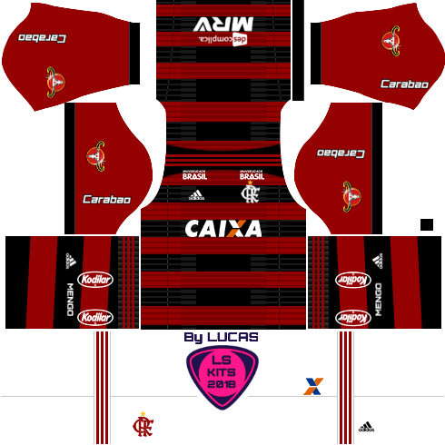 Flamengo Football Kit Design2018 PNG image