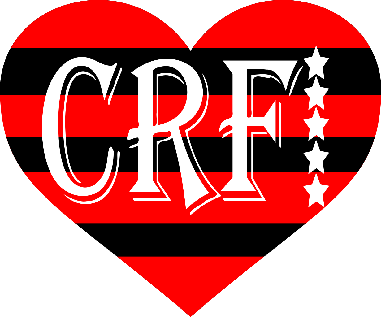Flamengo Heart Crest PNG image