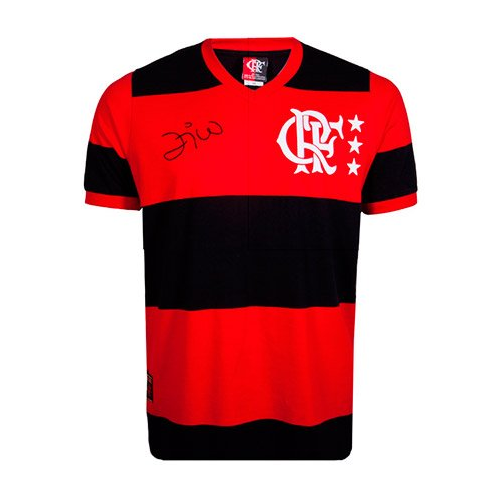 Flamengo Signed Football Jersey PNG image