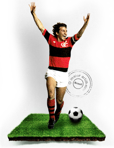 Flamengo Soccer Player Celebration PNG image