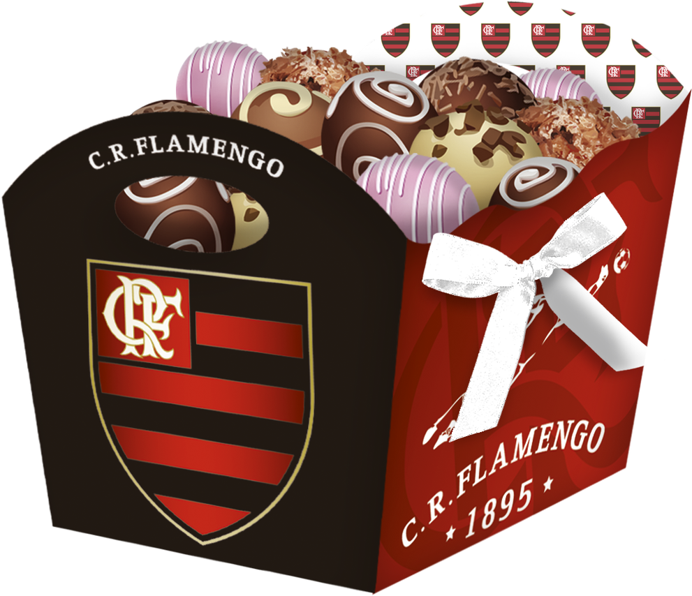 Flamengo Themed Chocolate Gift Box PNG image