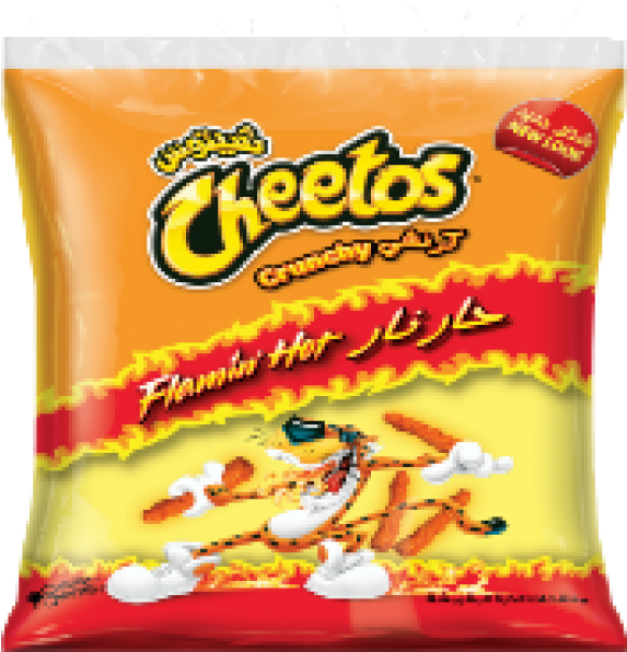 Flamin Hot Cheetos Package Arabic PNG image