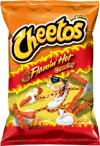 Flamin Hot Cheetos Package PNG image