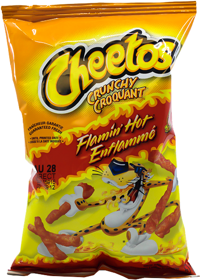 Flamin Hot Cheetos Package PNG image