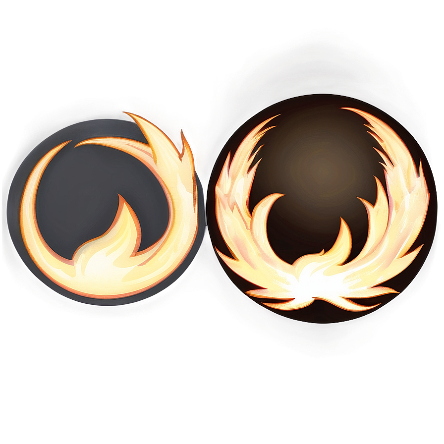 Flaming Circle Emblem Png 06272024 PNG image