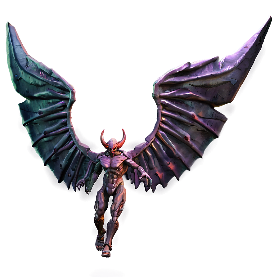 Flaming Demon Wings Png 06262024 PNG image