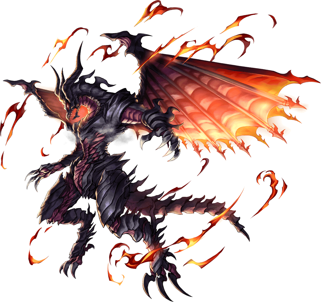 Flaming_ Dragon_ Demon_ Art PNG image