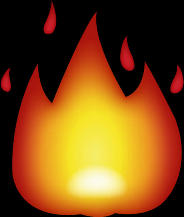 Flaming_ Emoji_ Graphic PNG image