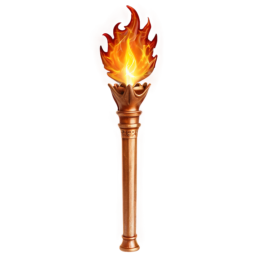 Flaming Torch Png B PNG image