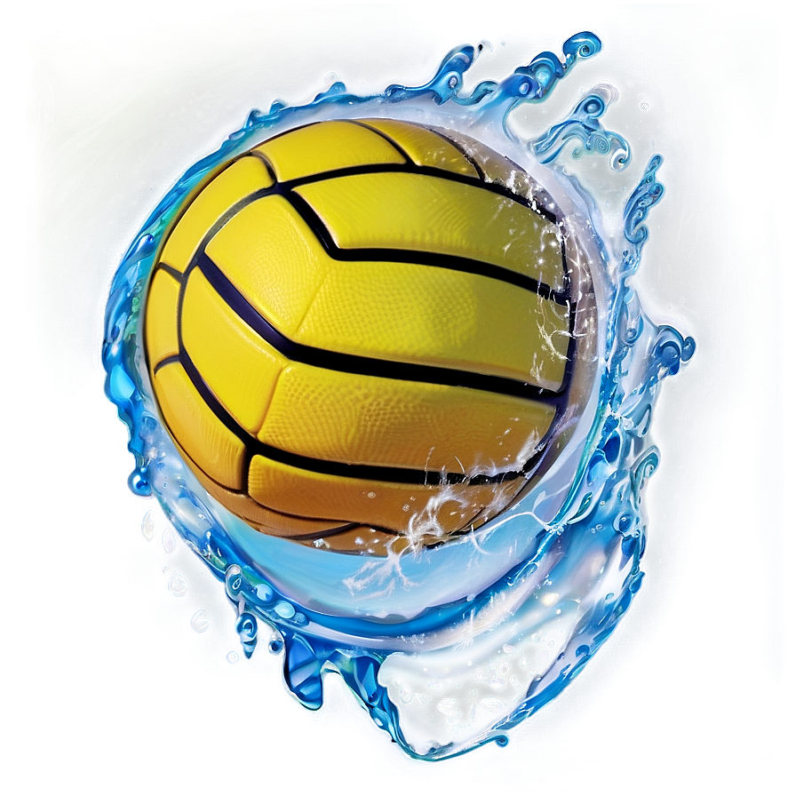 Flaming Water Polo Ball Png Dac70 PNG image