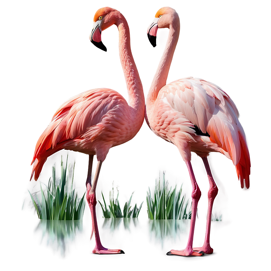 Flamingo Couple Love Png 05062024 PNG image