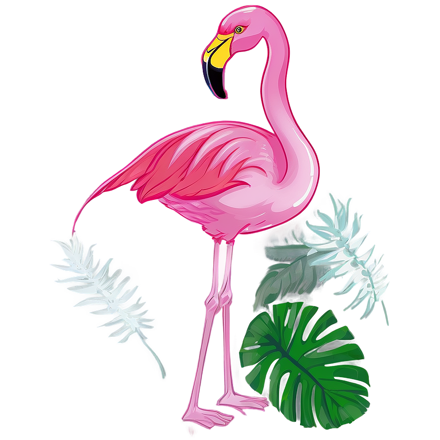 Flamingo Hawaiian Luau Png 95 PNG image