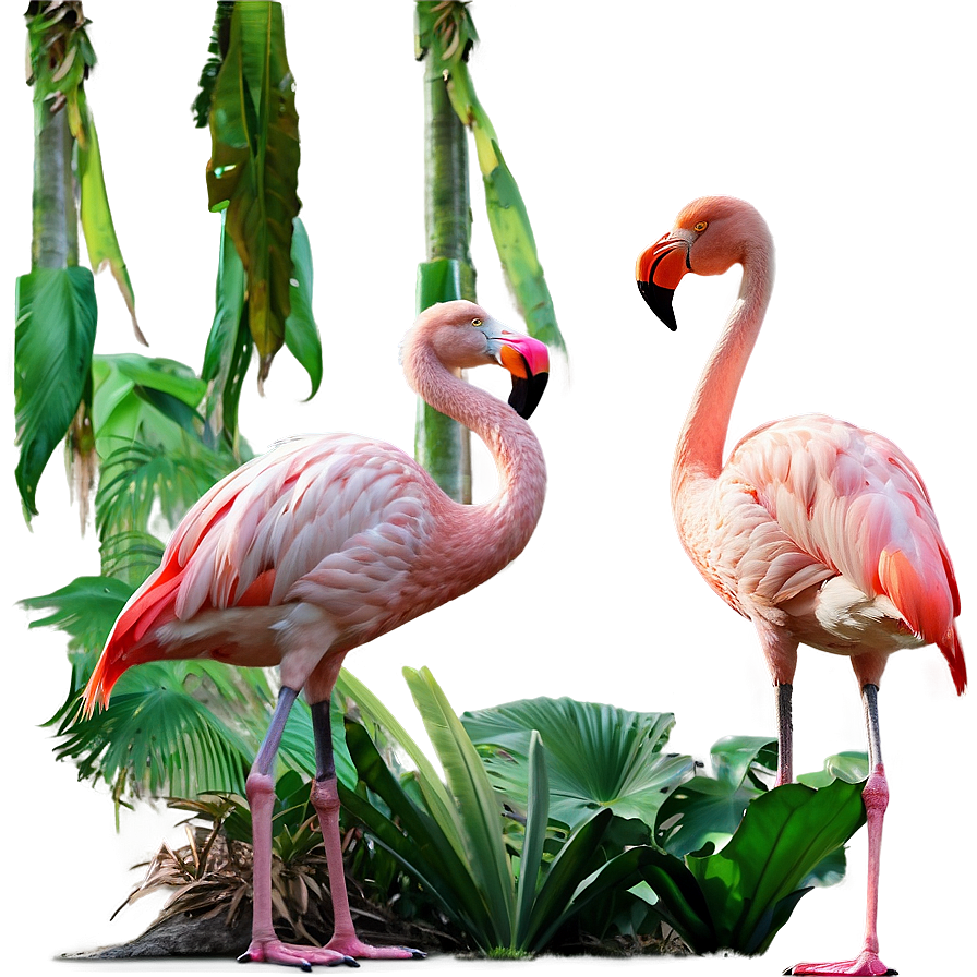 Flamingo In Tropical Rainforest Png 05062024 PNG image