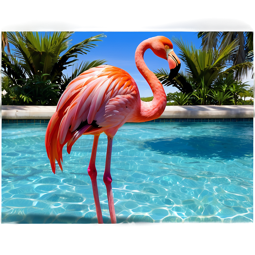 Flamingo Pool Party Png 74 PNG image