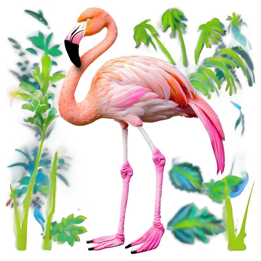 Flamingo Tropical Holiday Png 06272024 PNG image