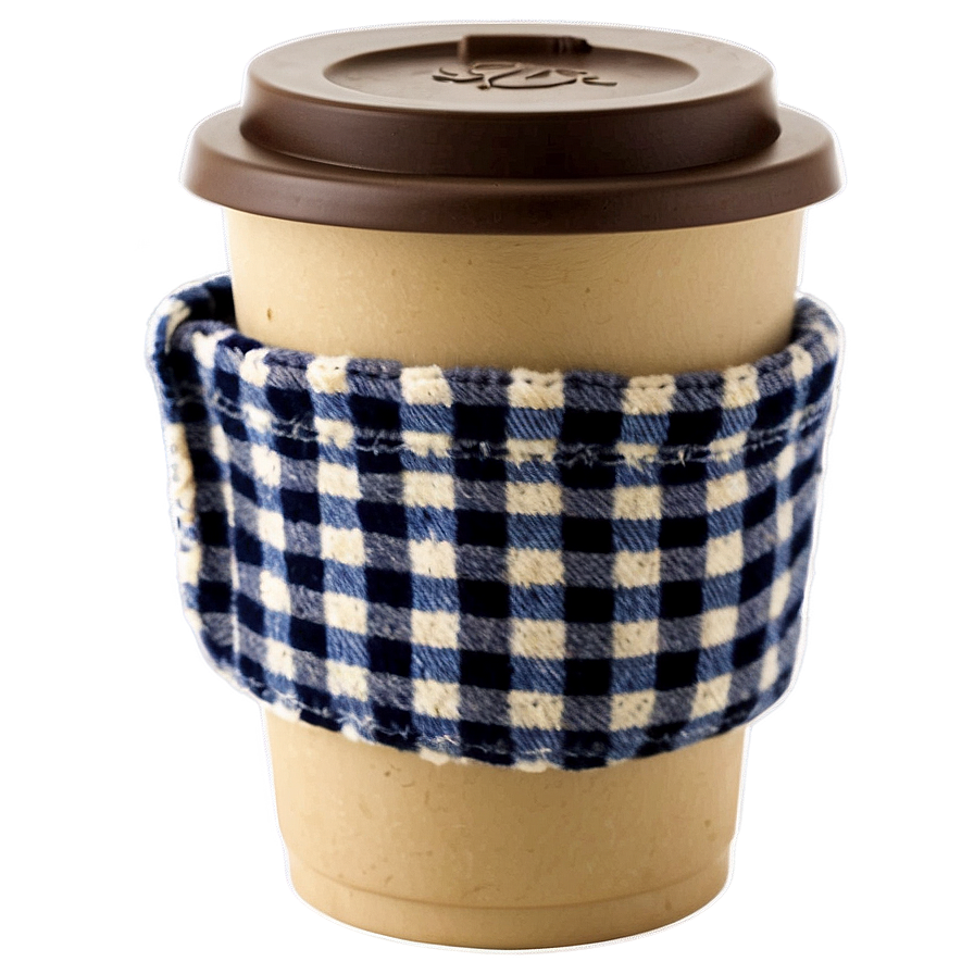 Flannel Coffee Cozy Png 71 PNG image