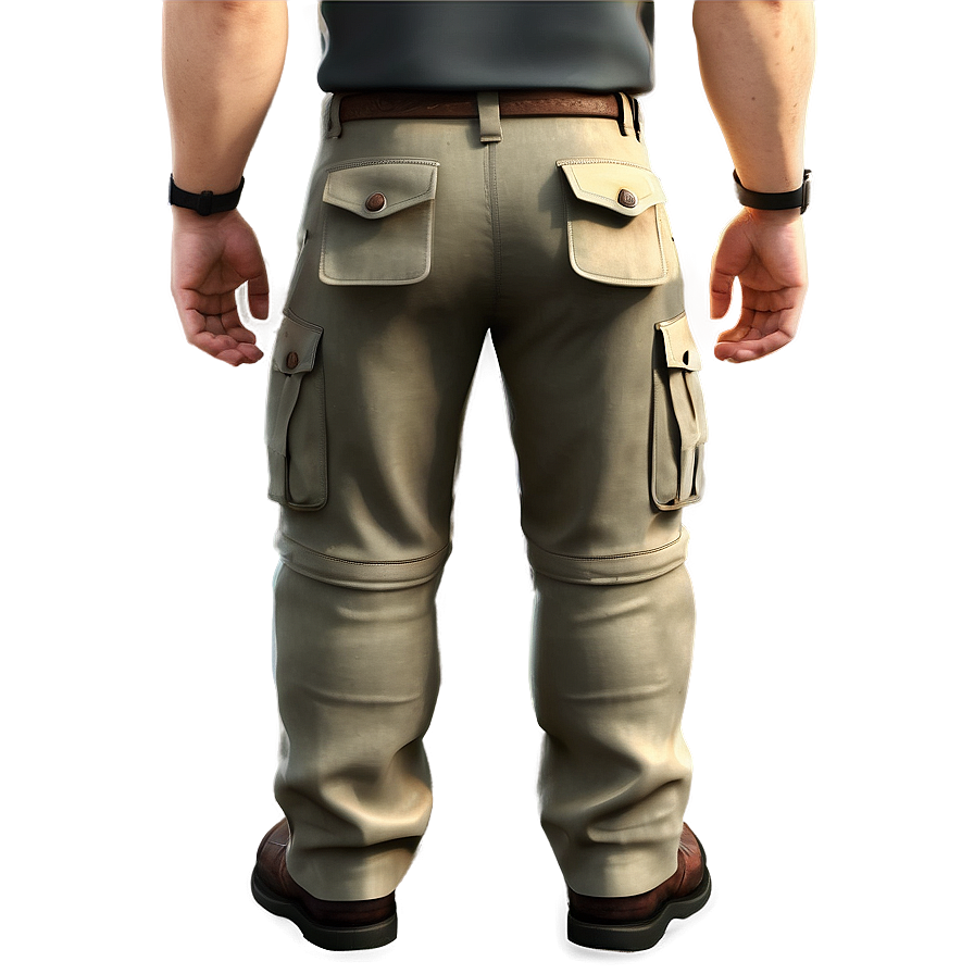 Flap Pocket Cargo Pants Png 7 PNG image