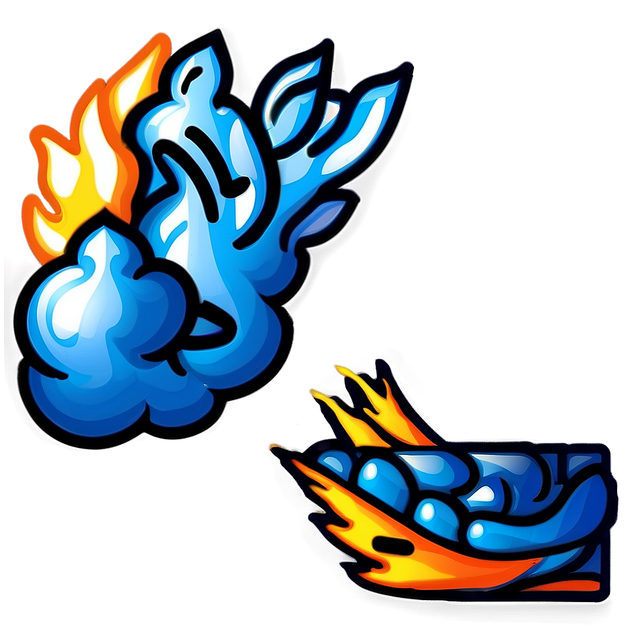 Flare Fire Emoji Design Png 05042024 PNG image