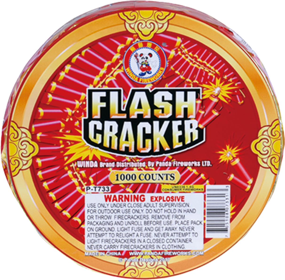 Flash Cracker1000 Counts Packaging PNG image