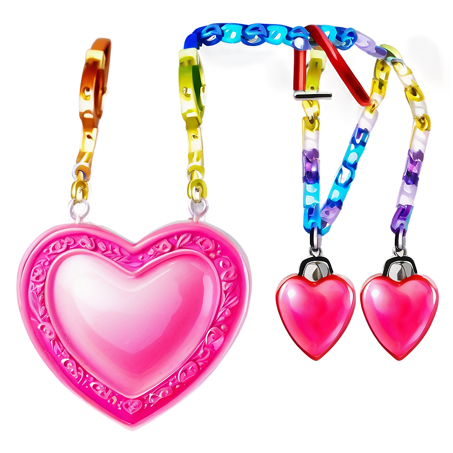 Flashing Pink Heart Png Geb70 PNG image