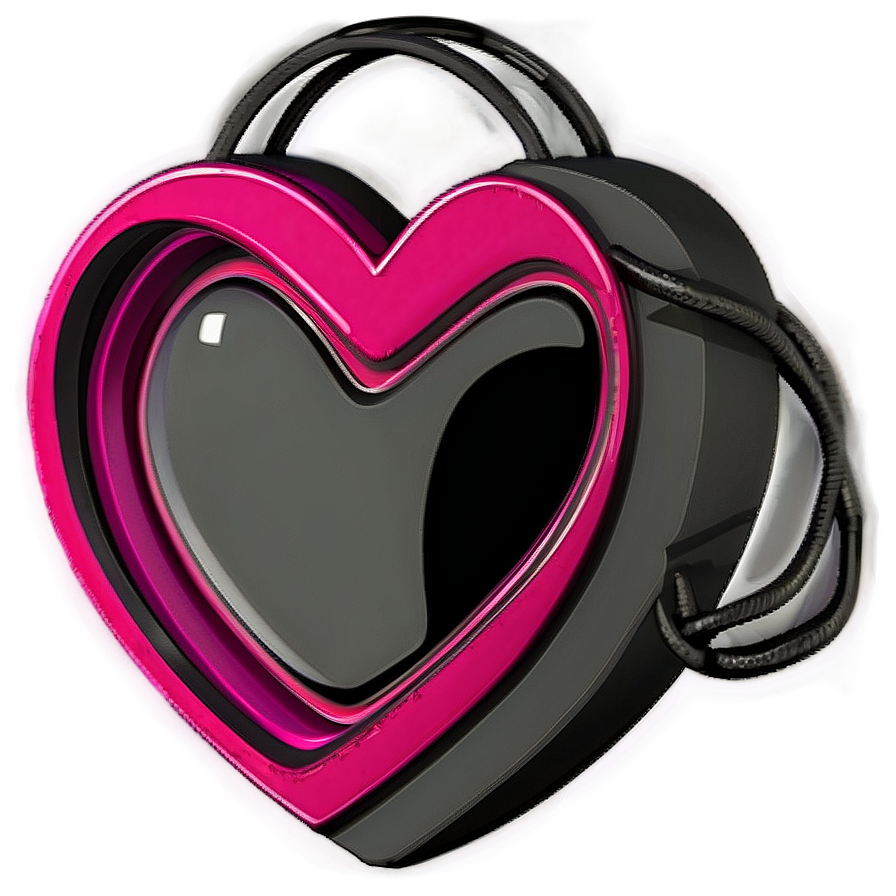 Flashing Pink Heart Png Onn PNG image