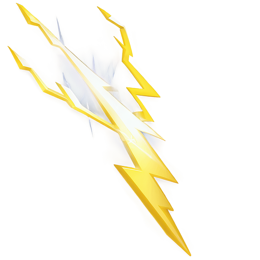 Flashing Yellow Lightning Bolt Png 24 PNG image