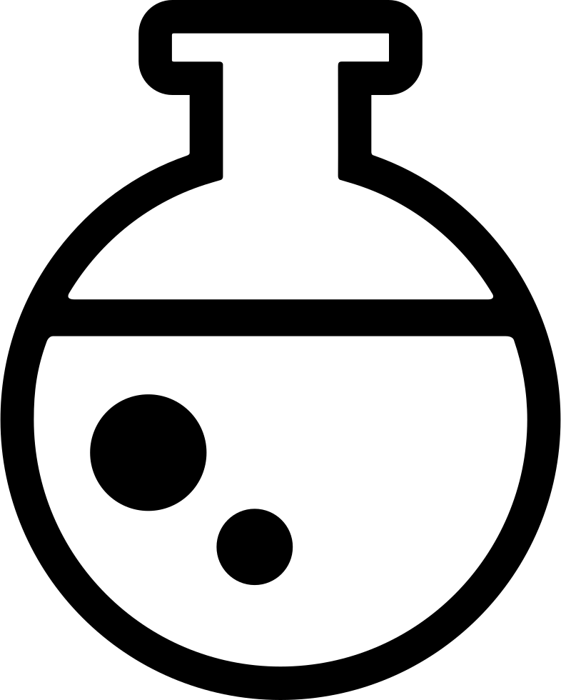 Flask Icon Outline PNG image