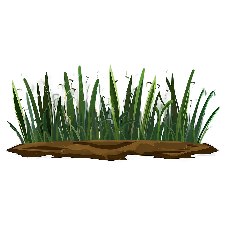 Flat Design Cartoon Grass Png Ihk PNG image