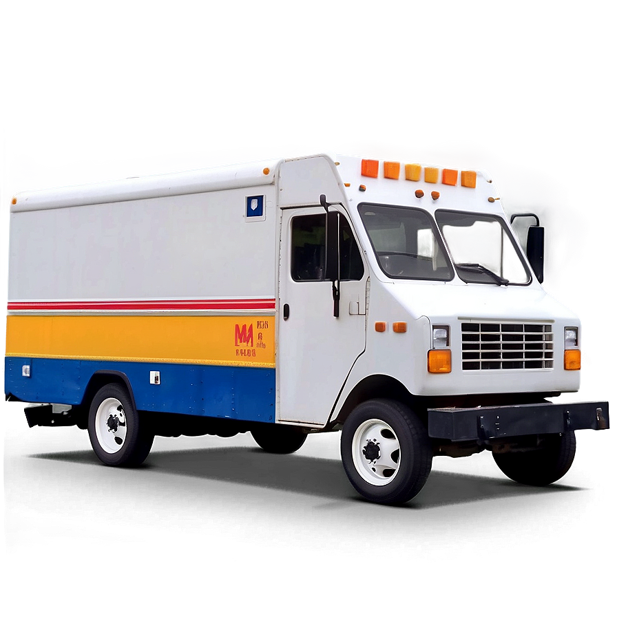 Flat Design Mail Truck Png 57 PNG image