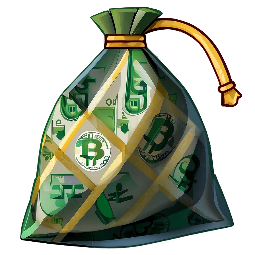 Flat Design Moneybag Png 5 PNG image