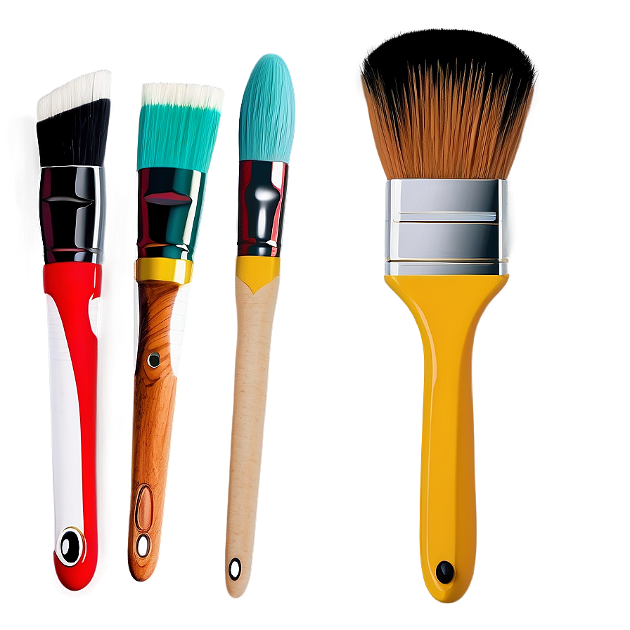 Flat Paint Brushes Png Qlv58 PNG image