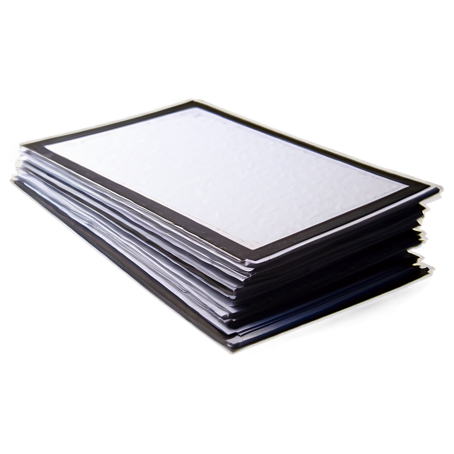 Flat Paper Stack Png Qqp PNG image