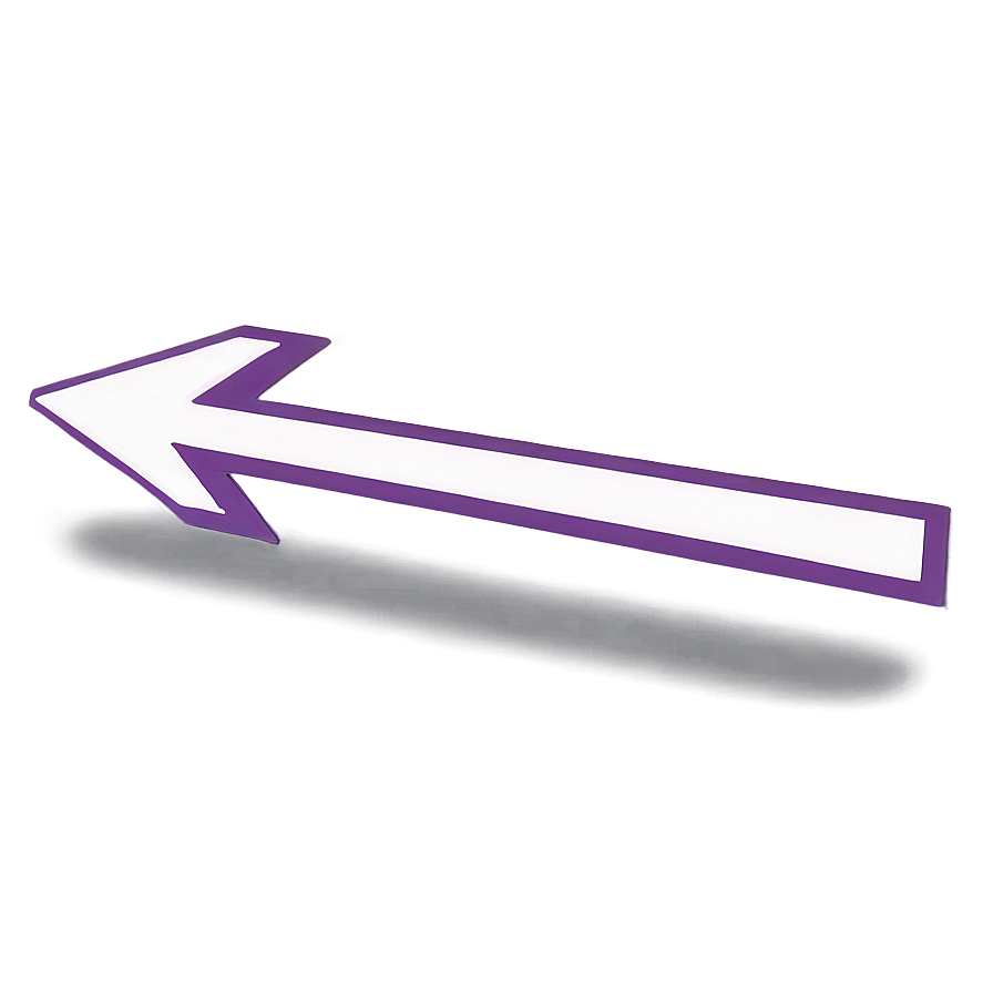 Flat Purple Arrow Png Ieh91 PNG image